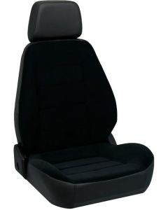 SPORT SEAT FRONT BLK VINYL/CLOTH PAIR
