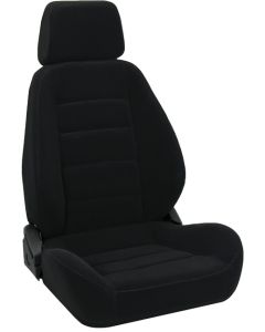 SPORT SEAT FRONT BLACK CLOTH PAIR