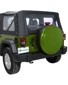 JEEP HARD TIRE COVER 10-XX JK NAT GREEN