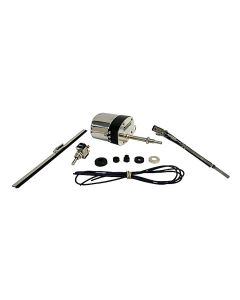 Crown Automotive 12VST 12 Volt Wiper Motor Kit In Stainless Steel for 41-63 Jeep Vehicles