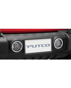 PUTCO FOG LAMP BEZELS JK CHROME