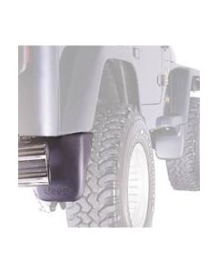 Mopar 82202307 Rear Molded Splash Guards with Jeep Logo for 97-06 Jeep Wrangler TJ