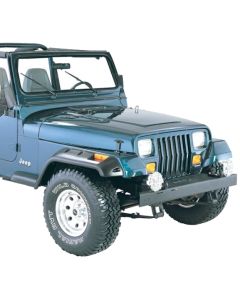 Bushwacker 10057-07 Front Cut-Out Fender Flares for 87-95 Jeep Wrangler YJ