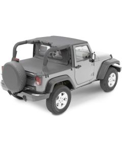 Bestop  Bikini, Duster & Windjammer Summer Combo for 10-18 Jeep Wrangler JK 2 Door with Factory Soft Top