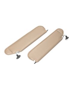 Rugged Ridge 13313.37 Replacement Sun Visors in Camel for 97-02 Jeep Wrangler TJ