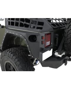 Smittybilt 76882 XRC Armor Rear Corner Guards for 07-18 Jeep Wrangler Unlimited JK 4 Door