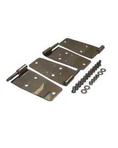Crown Automotive RT34008 Stainless Steel Full Door Hinge Set for 76-93 Jeep CJ7 & Wrangler YJ