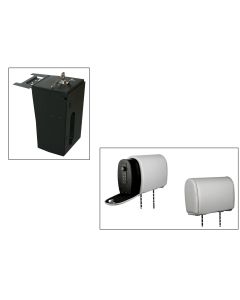 Tuffy Console Safe w/ Cam Lock w/Headrest safe Light Gray Vinyl for Jeep JK Wrangler