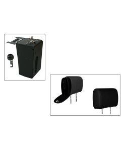 Tuffy Console Safe w/ Combo Lock w/Headrest safe Black Cloth for Jeep JK Wrangler