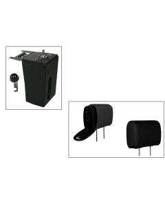 Tuffy Console Safe w/ Combo Lock w/Headrest safe Black Cloth for Jeep JK Wrangler