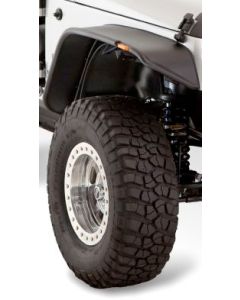 Bushwacker 10053-07 Front Flat Style Flares for 07-18 Jeep Wrangler JK