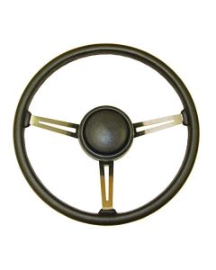 OMIX 18031.07 OE Vinyl Grip Steering Wheel Kit with Horn Button for 76-95 Jeep CJ & Wrangler YJ