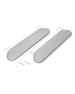 SUN VISORS- 55-86 CJ-GRAY    SV125-6758