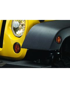 Rugged Ridge 11231.02 Front Side Marker & Parking Light Euro Guards for 07-18 Jeep Wrangler JK