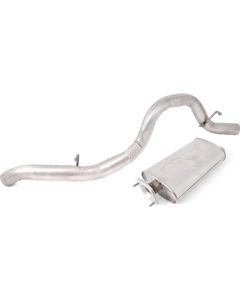 Crown Automotive 52019241AF Muffler & Tail Pipe Combo for 00-06 Jeep Wrangler TJ
