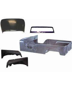 MD Juan CBK025 Steel Body Tub Kit  for 55-71 Jeep CJ-6