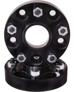 Rugged Ridge 15201.10 1.375" Wheel Adapter Kit for 84-06 Jeep Wrangler YJ, TJ, Unlimited & Cherokee XJ with 5x4.5 to 5x5.5 Bolt Pattern