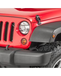 KEN HEAD/MARKER LIGHT CVR 6PC 07-11 BLK