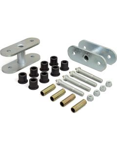 Daystar KJ61002BK Greasable 1-1/2" Lift Shackle Pair for 46-75 Jeep CJ