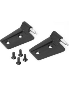 RR PASS DOOR HINGE SET BLACK JK