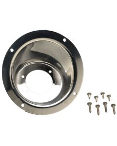 Kentrol 30480 Polished Stainless Steel Fuel Filler Bezel for 97-06 Jeep Wrangler TJ & Unlimited