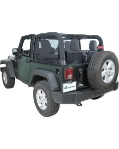 Vertically Driven Products 508006 WIndstopper in Black Mesh for 07-18 Jeep Wrangler JK 2-Door