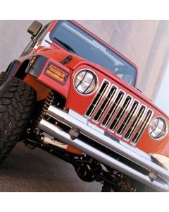 Rampage Products 7509 Chrome Grille Inserts for 87-95 Jeep Wrangler YJ