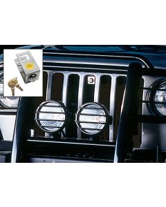 Midwest Specialties HL-4 Hood Lock Kit for 97-06 Jeep Wrangler TJ & Unlimited with Forward Latch Pull