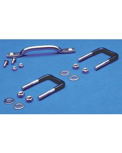 Smittybilt 7411 Stainless Steel Windshield Tie Down Kit for 55-95 Jeep CJ & Wrangler YJ