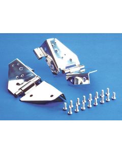 Smittybilt 7403 SMI Windshield Hinges in Stainless Steel for 76-95 Jeep CJ & Wrangler YJ