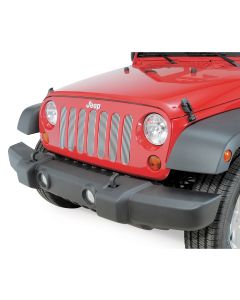 Jeep JK 7 Piece Grille Inserts | Polished