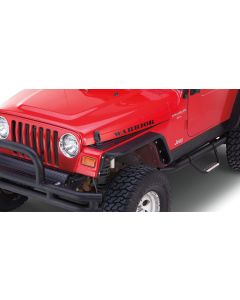 DIA PLATE FR FENDER TOP 98-06 TJ BLACK