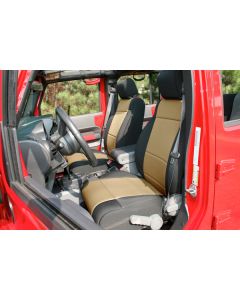 NEO SEAT COVERS FR 11-UP JK BLK/TAN