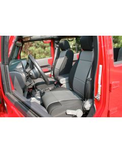 NEO SEAT COVERS FR 11-UP JK BLK/GRAY