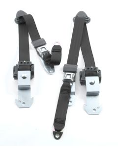 3 POINT BELTS 84-96 4 DR XJ BLACK