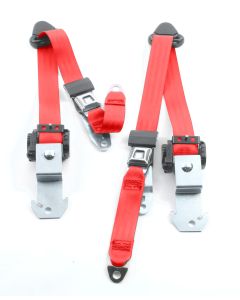 3 POINT BELTS 84-96 4 DR XJ FLAME RED