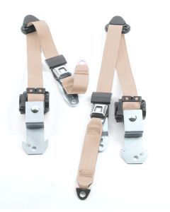 3 POINT BELTS 84-96 4 DR XJ DESERT TAN