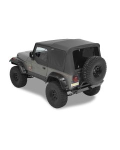Bestop  Complete Soft Top and Hardware with Upper Doors and Tinted Windows for 87-95 Jeep Wrangler YJ