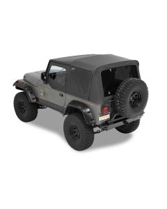 SUPERTOP NX 87-95 YJ W/UPPER DOORS BLACK DENIM KIT