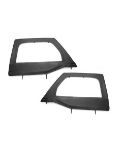 Rugged Ridge 13711.15 Front Soft Upper Doors in Black for 07-18 Jeep Wrangler JK w/ Rugged Ridge Lower Half Doors