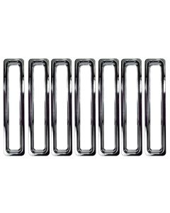 Rampage Products 7511 Chrome Grille Inserts for 97-06 Jeep Wrangler TJ