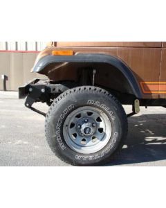 Mountain Off-Road  Stubby Shackle Reversal Kit with Weld In Shackle Mount for 76-86 Jeep CJ-5, CJ-7 & CJ-8 Scrambler with 2.5" Wide Leaf Springs