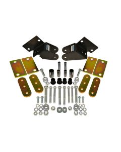 Mountain Off-Road  Stubby Shackle Reversal Kit with Weld In Shackle Mount for 76-86 Jeep CJ-5, CJ-7 & CJ-8 Scrambler with 2.5" Wide Leaf Springs