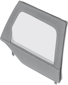 Mopar  Front Upper Door in Black Diamond for 07-18 Jeep Wrangler JK