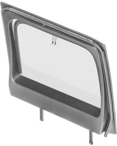 5SQ84SX9AB - UPPER DOOR WINDOW 07-10 JKU PASS-R BLK