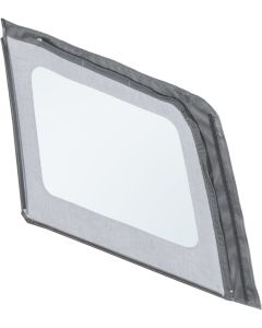 Mopar 1HE00SX9AC Passenger Side Clear Quarter Window in Black Diamond for 07-09 Jeep Wrangler JK Unlimited