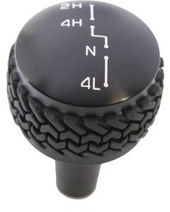 BLACK TRANSFER CASE SHIFT KNOB JK