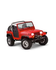 Bushwacker  Flat Style Fender Flares for 87-95 Jeep Wrangler YJ