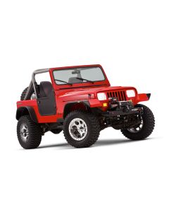 Bushwacker  Flat Style Fender Flares for 87-95 Jeep Wrangler YJ