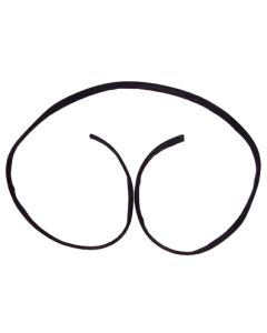 OMIX 12301.01 Glass Rubber Seal for 41-49 Jeep CJ2A, MB, & M38